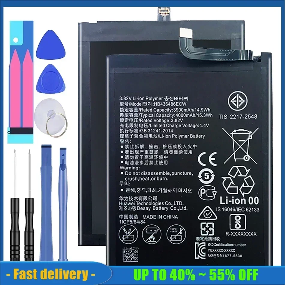 HB436486ECW Battery For HUAWEI Mate 10/Mate10 Pro/P20 Pro AL00 L09 L29 TL00/Mate 20/Mate20 pro/Honor V20 honorV20 /Mate X MateX