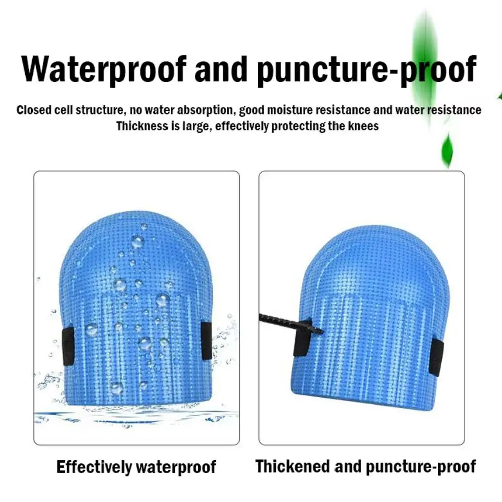 وسادات ركبة سميكة لعمال طين البلاط، حماية مقاومة للرطوبة لحديقة الطوب الأرضية، وسادة حماية للركبة لعامل الطين