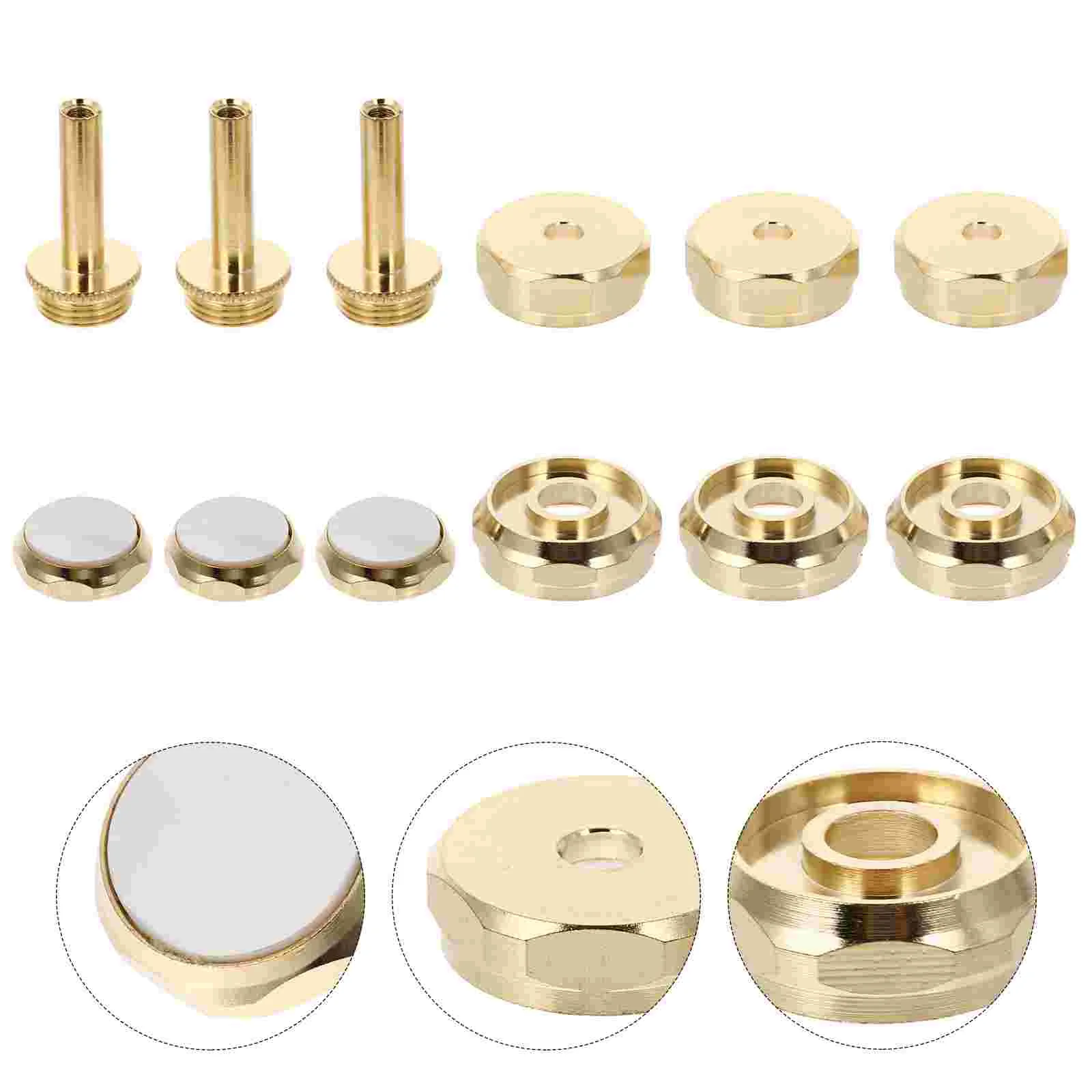 

Small Button Trumpet Supplies Musical Accessory Tool Clothing Piston Buckle