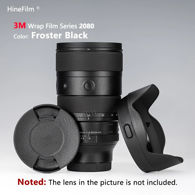 Hinefilm Skin for Sigma 28-45F1.8 DG DN E Mount Lens Sticker For Sigma 28 45 Lens Skin 28-45 f1.8 Wrap Cover Film 2845 Lens Skin