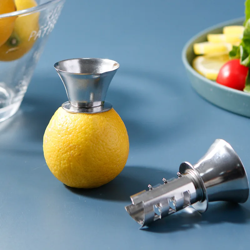 1PC Stainless Steel Manual Mini Fruit Juicer Juicer Lemon Squeezer Juicer Orange Juice