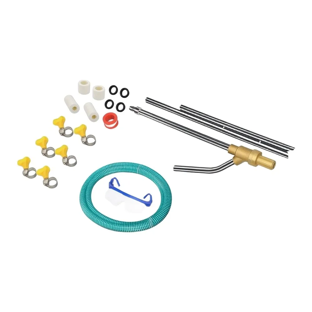 Sandblasting Kit for 5000 PSI Pressure Washers with 1/4 Inch Quick Disconnect Fitting and Dual Flow Wand for Surface Preparation
