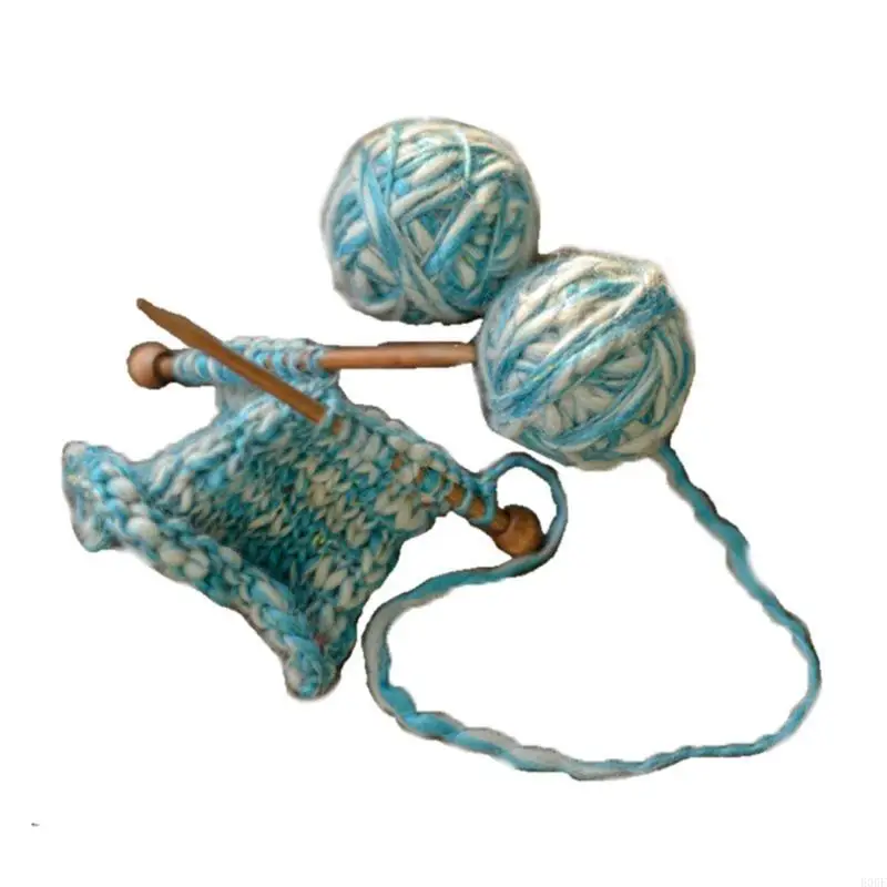 

E06f Новорожденный фото вязание мини -яблоко мяч для детей фотосессия для детей -бабушка