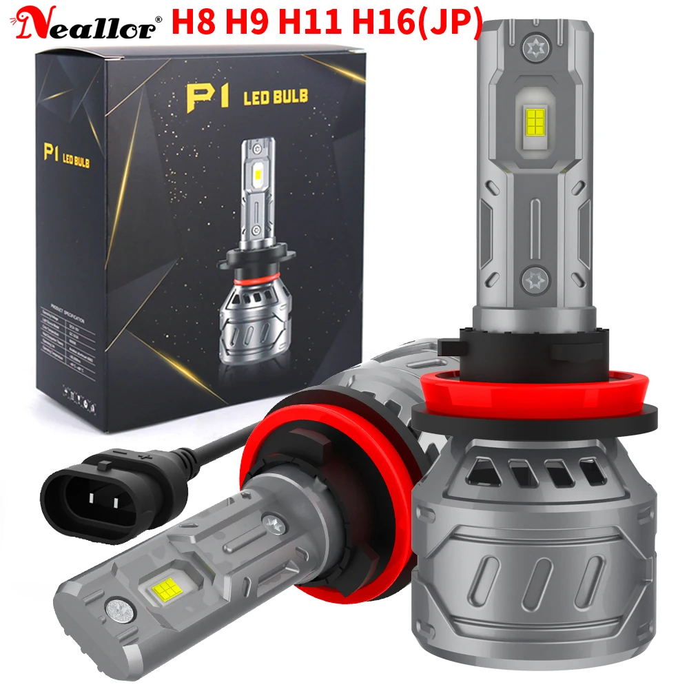 2x H11 H8 Led Fog Lights Headlight Canbus H16 H9 Car Bulb Diode Driving Running Lamp 12v 55w For Toyota Corolla Rav4 Yaris Vitz