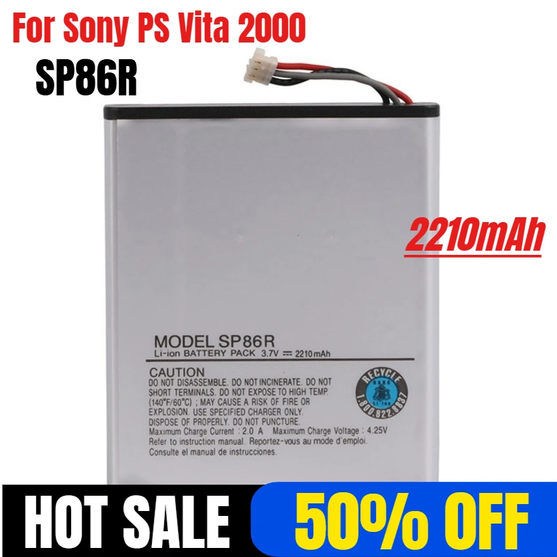 

2210 мАч для игровой консоли Sony PS Vita 2000 SP86R Встроенный аккумулятор