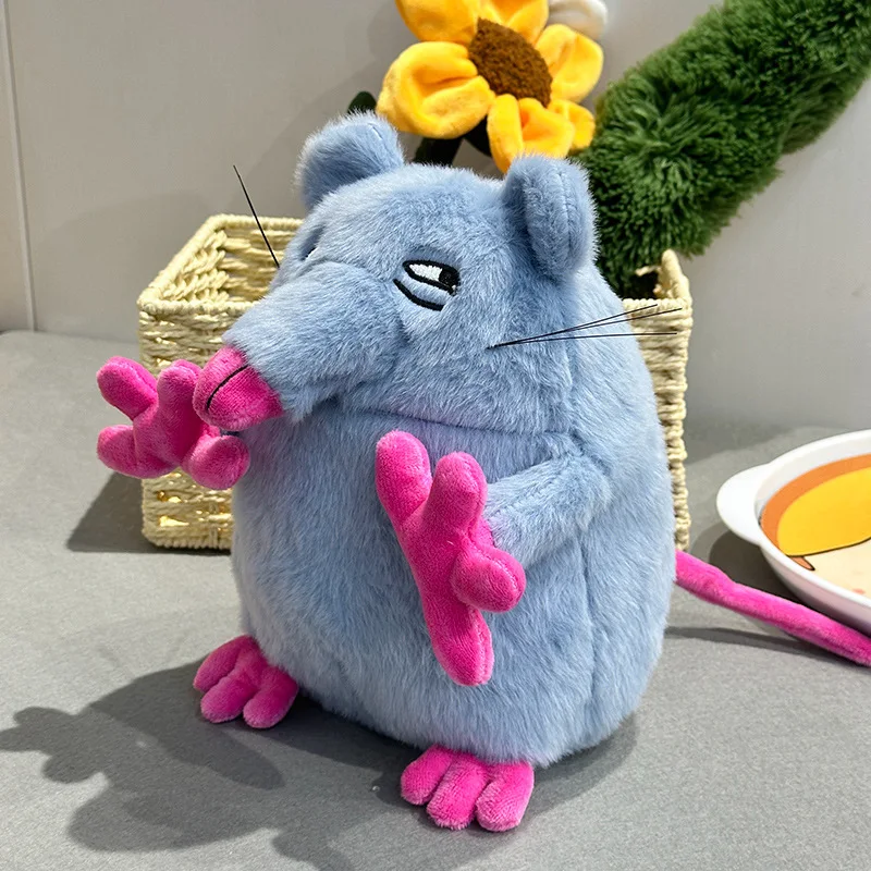 

Plush pillow pillow Pisa Tower mouse doll Plush toy little sister hasn't slept yet with emoji pack funny doll doll