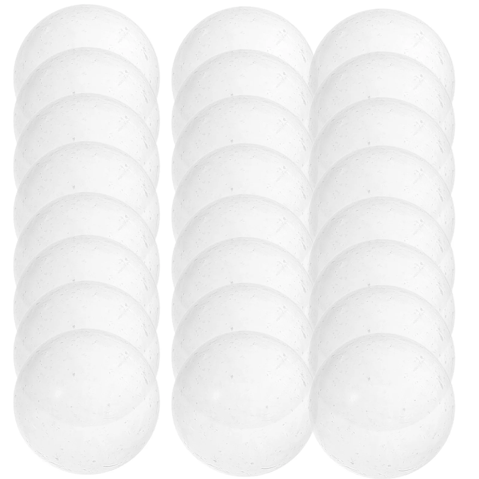 

30 Pcs Glass Beads Marbles Garden Fish Tank Decors Accessories Decorative Clear Balls