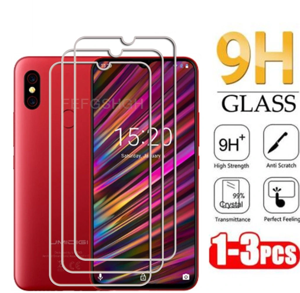 9H 2.5D Tempered Glass For UMIDIGI A3S X Z2 One A3 S3 A5 Pro F1 PLAY UMI F1 F2 One Max Power 3 Screen Protective Protector Film