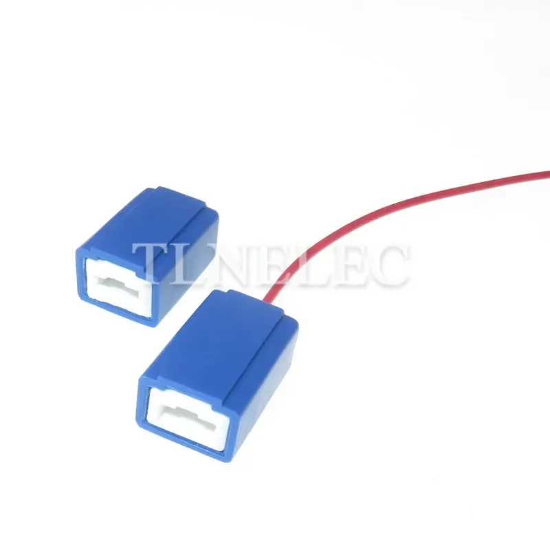 1 Pin Way 6.3 Series Car Heavy Current Ceramic Lamp Holder Wire Socket With Wires H1 Lamp-socket Wiring Terminal Connector H1-2A