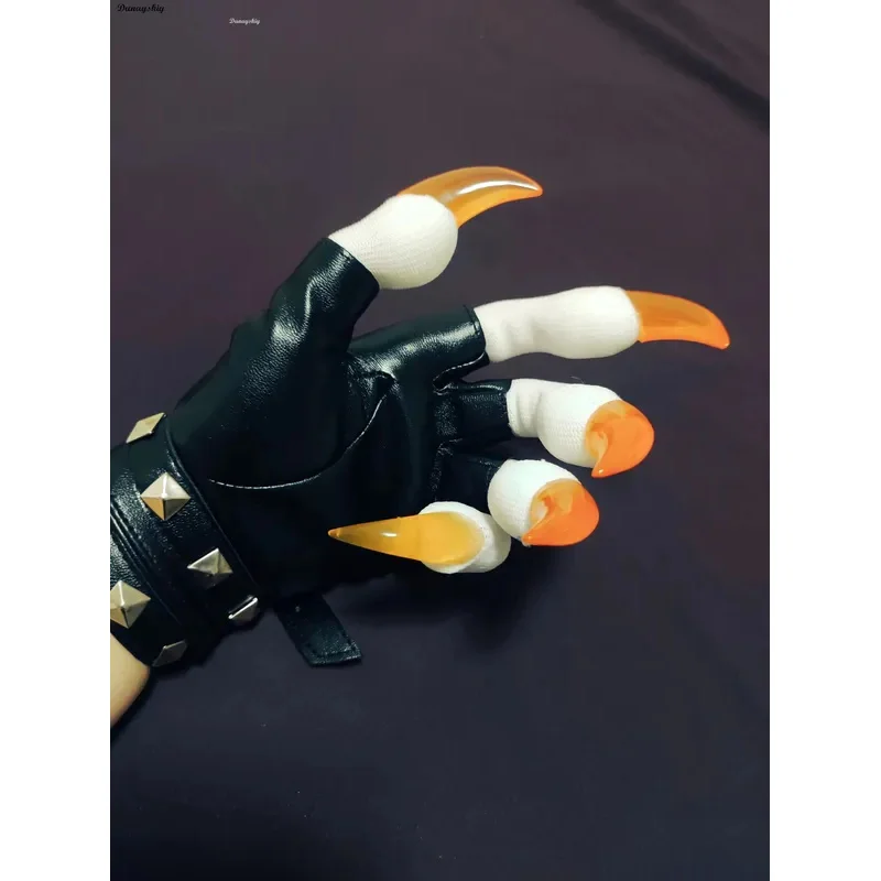 

DY20Furry перчатки Kig Fursuit кигуруми плюшевые перчатки для косплея летние перчатки коготь черный, белый цвет многоцветный коготь милые крутые пушистые вечерние