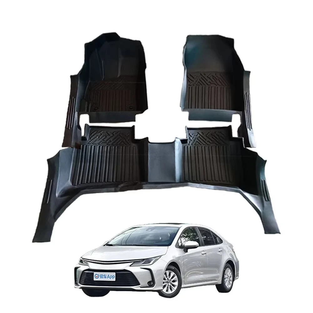 Vente chaude! Ensemble complet sur mesure 2021 pour tapis de voiture Corolla, tapis de sol TPE en caoutchouc toutes saisons pour modèle Automobile Civic