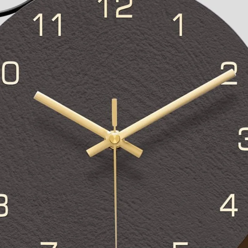 Large Wall Clocks Luxury Iron Voice Control Luminous Silent Stylish Wall Clocks Modern Simple Bedroom Living Room Decoration