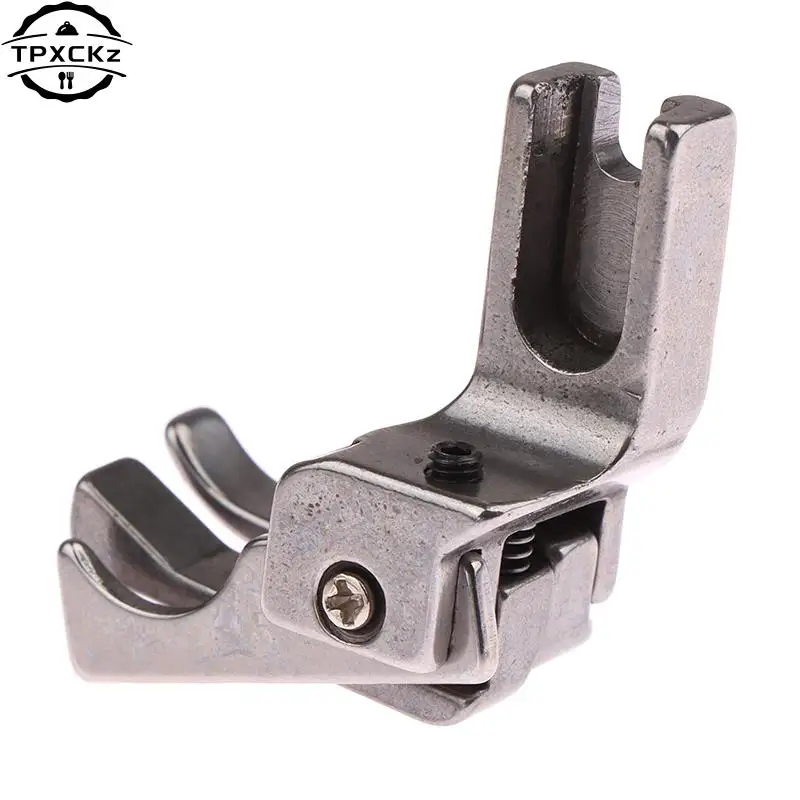 Dual Compensating Presser Foot With Strip Gauge For Make Pocket Open Wire Stop Presser Foot Industrial Sewing Machine Foot Steel