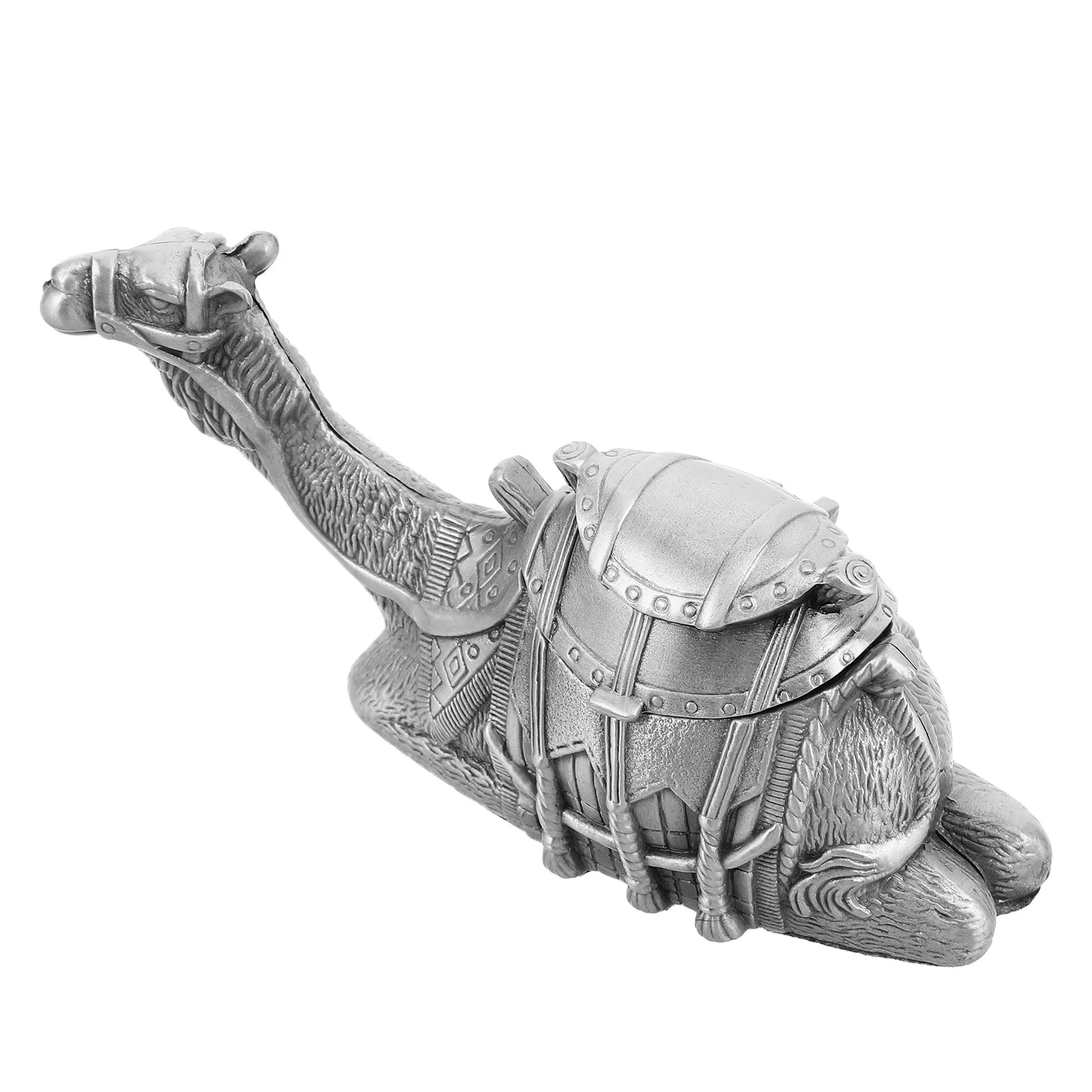 

Metal Camel Jewelry Box Zinc Alloy Hinged Animal Trinket Organizer Decorative Storage for Rings Necklaces Home Decor