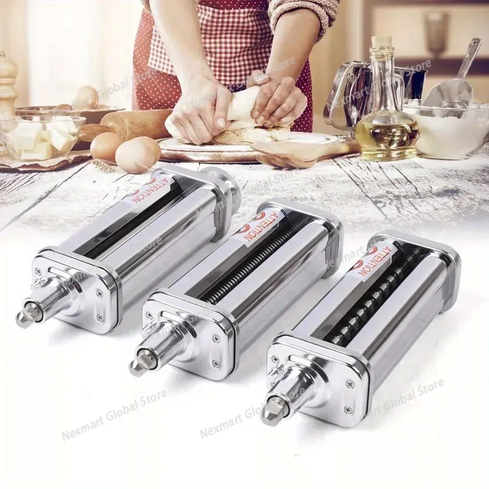 Stand Mixer Attachment, Pasta Roller, Stainless Steel Noodle Maker for Homemade Pasta Making Tools