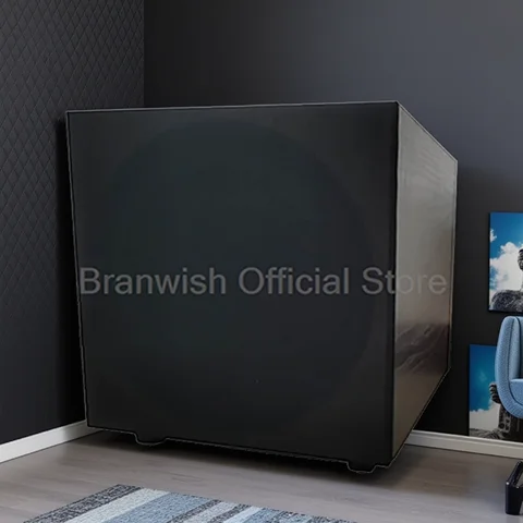 Subwoofer Passivo de 400W, Alto-falante Super Bass de 10/12 polegadas, HiFi, 4ohm, Subwoofer Portátil Preto para Home Theater, Desktop e KTV