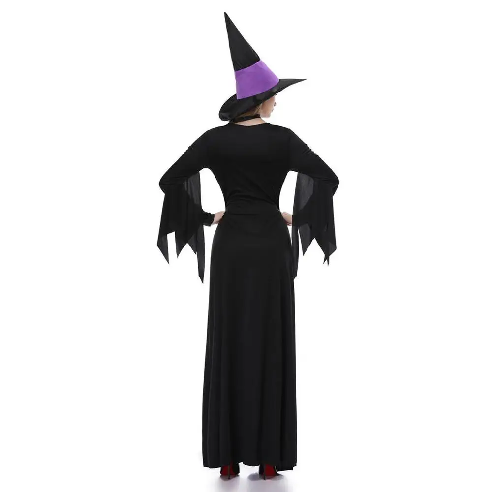 Costume de Sorcière Démon d'Halloween pour Femme Adulte, Cosplay, Robe de Barrage de Vampire, 303