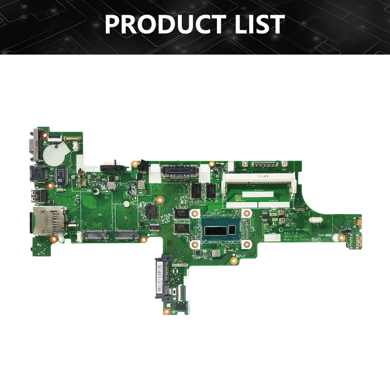 T440S Notebook Mainboard untuk Lenovo ThinkPad Motherboard Laptop dengan I5-4300U 4GB RAM VILT0 NM-A052 FRU 04X3901 Sepenuhnya Diuji