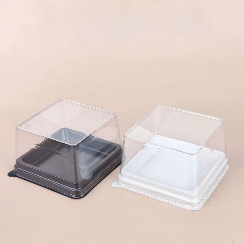 Mini Desserts Wrapping Box Square Mousse Cake French Dessert Baking Packaging Small Square Boxes Party Supplies Bakeware