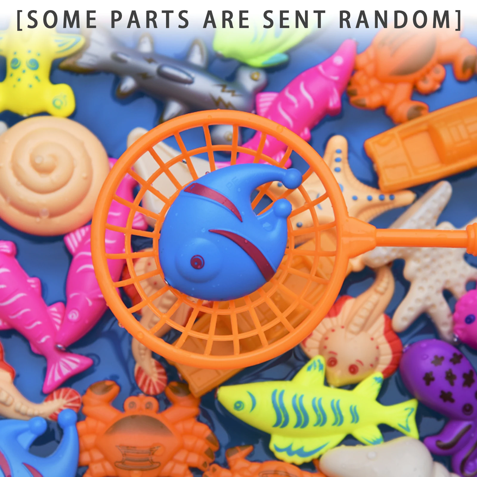 لعبة تفاعلية لحمام السباحة المغناطيسي للأطفال الوالدين والطفل في الأماكن المغلقة للأولاد والبنات تلعب في الماء، صنارة الصيد، حمام السباحة الصيد