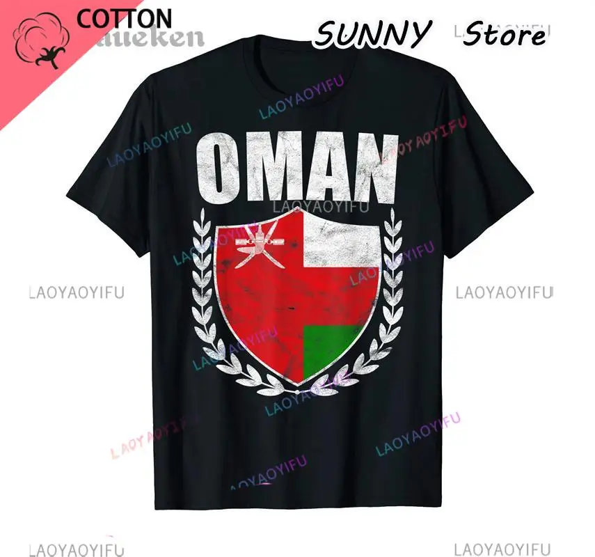 Sultanate Of Oman Omani Men T Shirt Fashion Nation Team 100% Cotton t-shirt Clothing Tees Country OMN Arabic Print