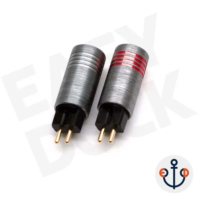Convenience terminal MMCX/2pin 0.78 upgraded wire welding pin aluminum alloy shell Taiwan AEC conductor