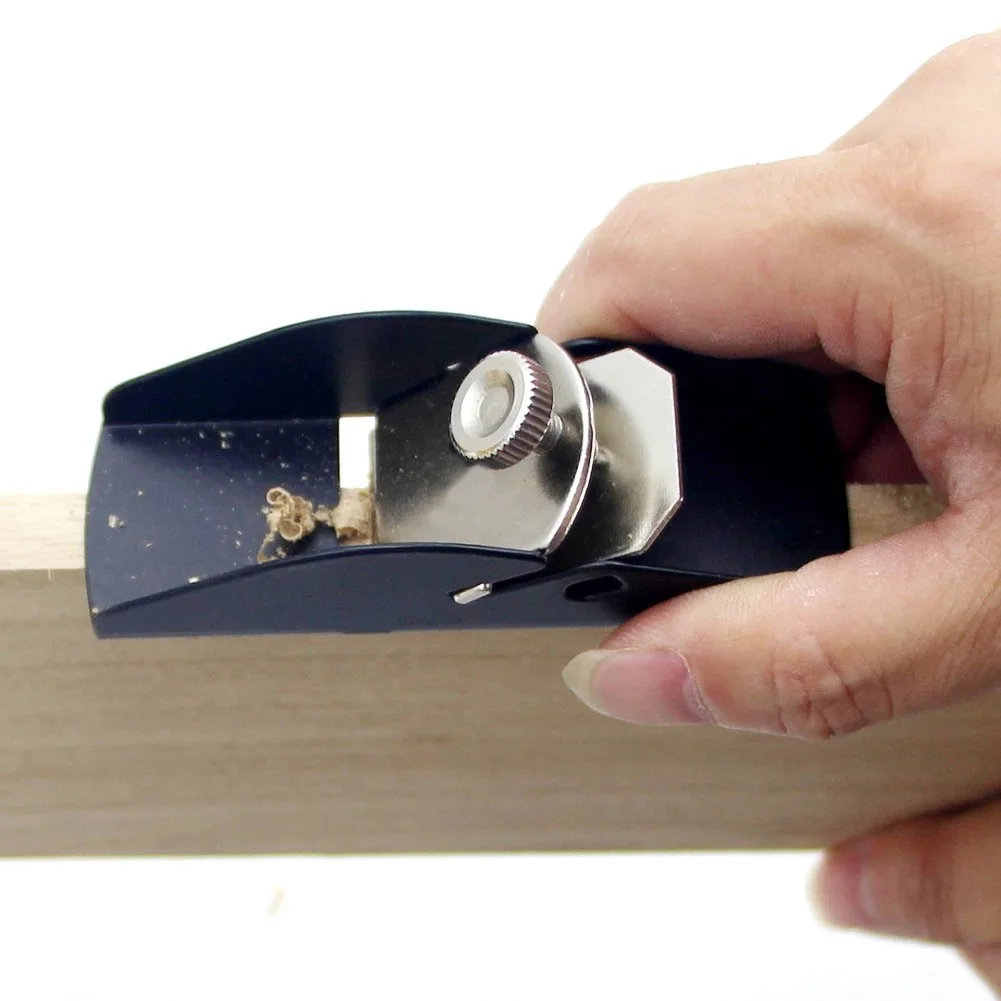 Mini rabot à main bricolage, boîtier en plastique, lame en acier, matériaux robustes, acier du Guatemala, applications polyvalentes