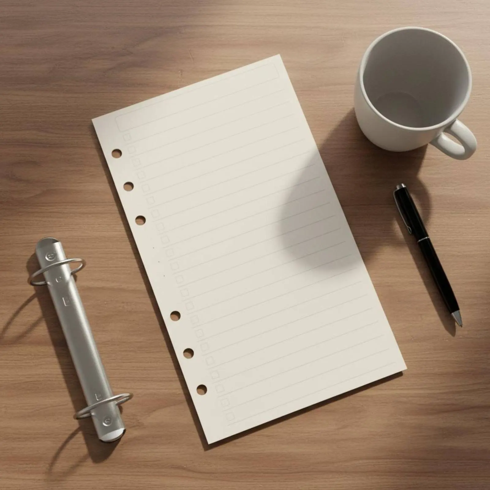 80 Hojas de Papel de Recambio para Carpeta, Hojas de Recambio para Cuaderno, Hojas Sueltas para Cuaderno, Múltiples Formatos Disponibles