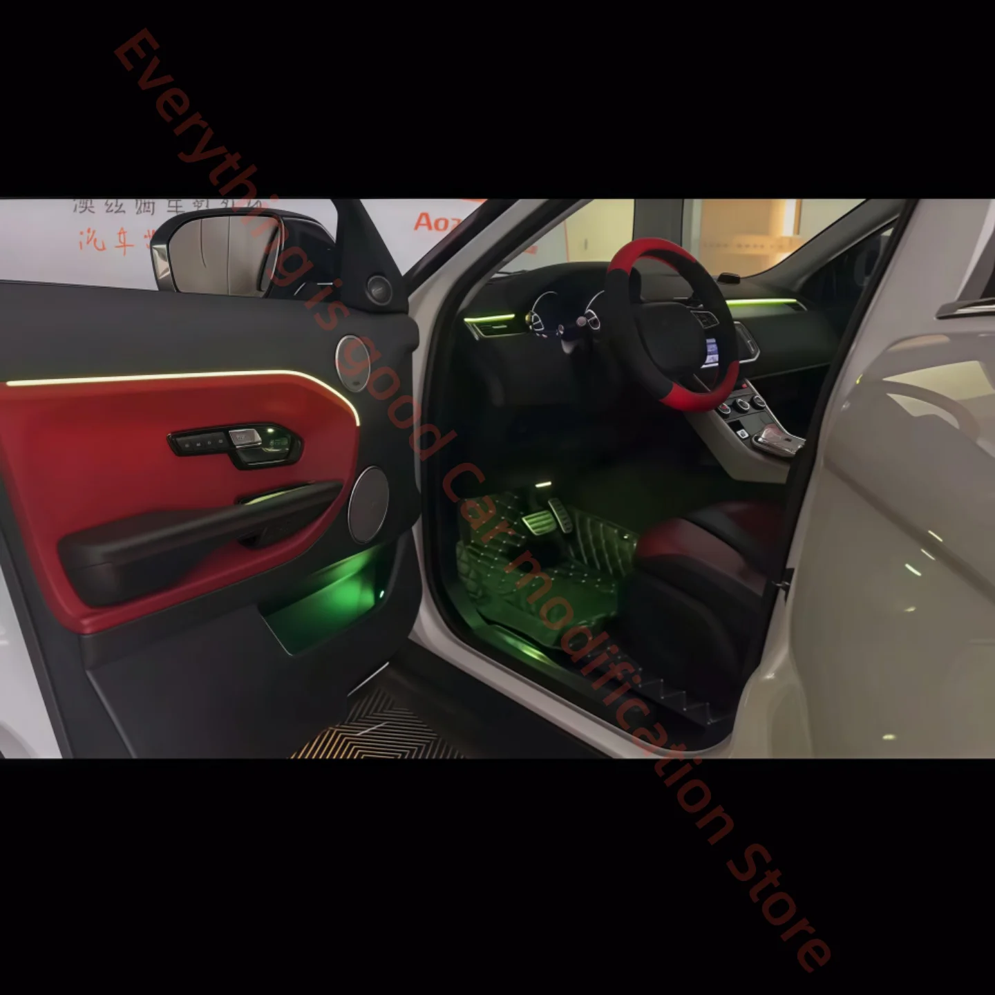 Fit for Land Rover Evoque 2015-2018 LED Atmosphere Lamp Automotive Interior lighting Upgrade Car accessories screen&APP control