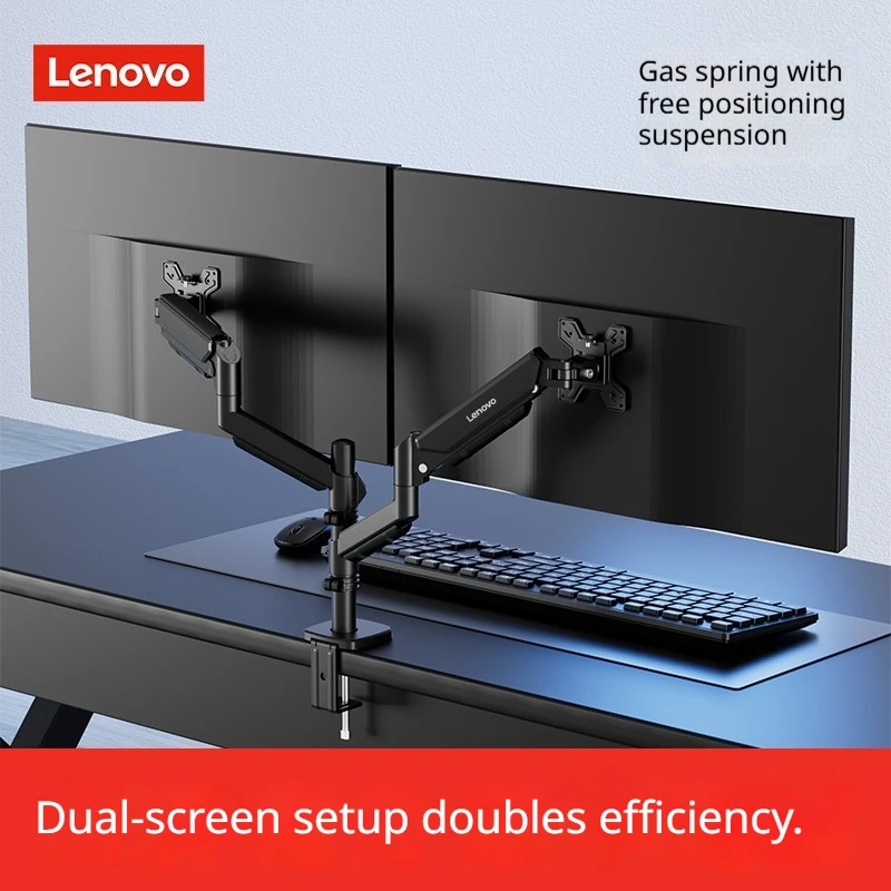 Lenovo A720 Pneumatic Full Dynamic Display Stand, Rotating Stand, One handed Stable Adjustment, Space saving Home Office Display