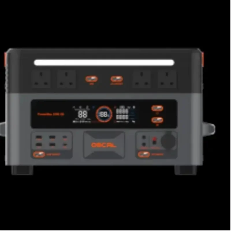 Die tragbare PowerMax-Kraftstation bietet 2400 W Leistung und eine enorme Kapazität von 2016 Wh. Für den Notfall zu Hause, Camping im Freien, Reisen mit Wohnmobilen und verschiedene netzunabhängige