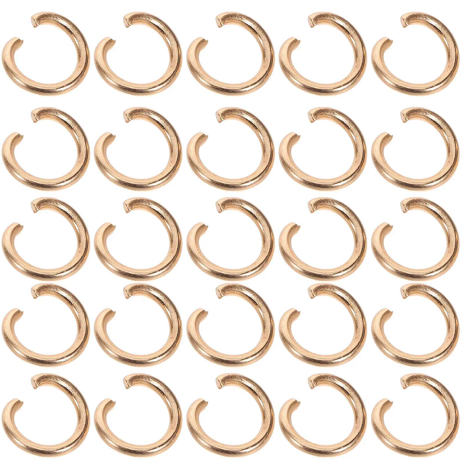

30pcs Chains Connecting Rings For Diy Jewelry Making Heavy Duty Split Rings Bracelet Earring Repair Link Connectors Craft