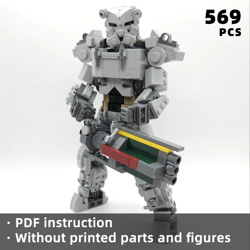 

radiation series power armor bricks game decoration robot blocks moc gift nuclear war brotherhood fall prop toy action figure