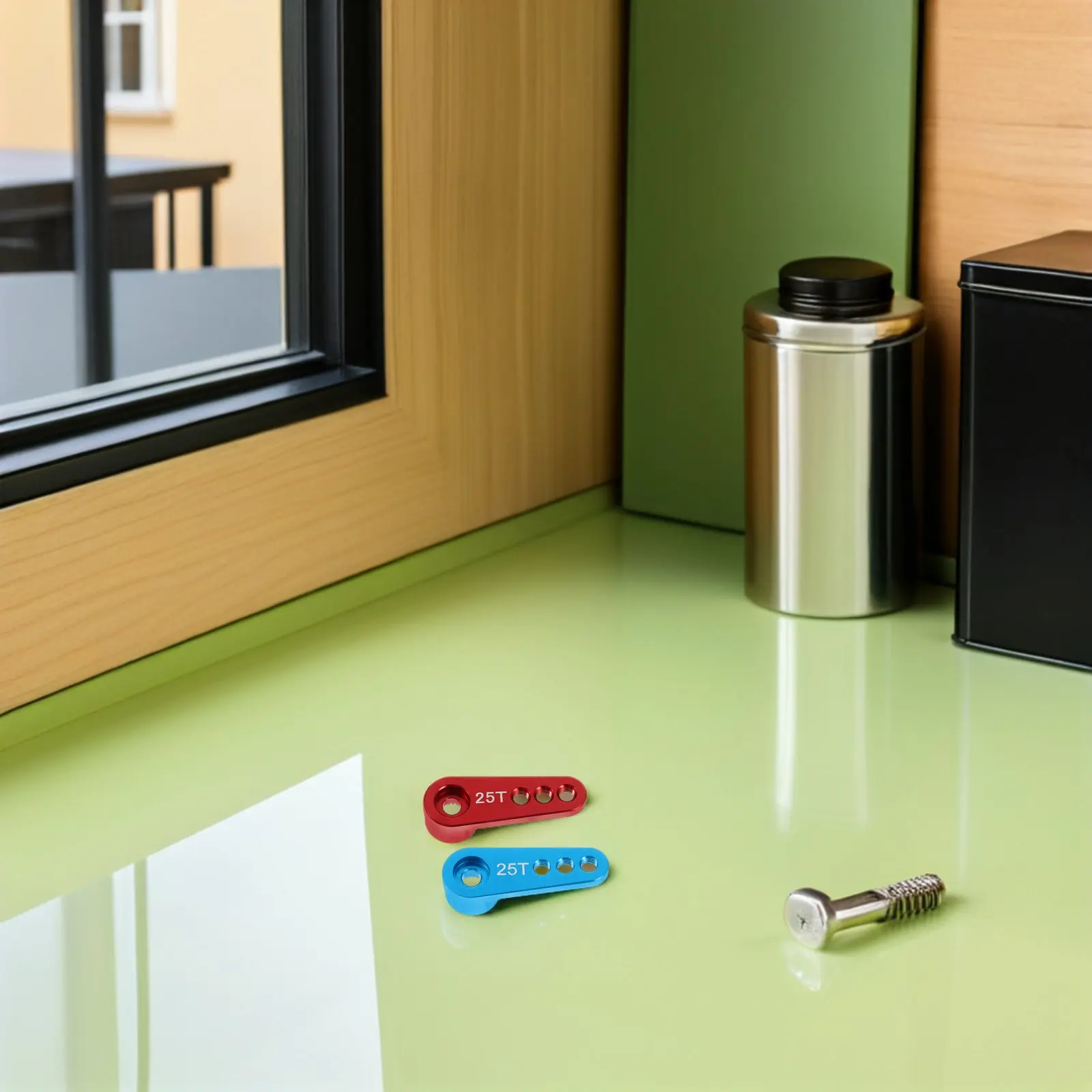 

4Pcs High Precision 25T Aluminum Alloy Steering Horn for Rc Car Offroad Performance Upgrade Replacement Parts Rc Car Accessory