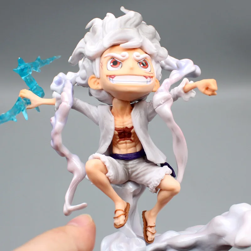 One Piece Gk Wcf Ratio Yz 5th Gear Nika Sun God Happy Luffy Fruit Awakening Rubber Collectible Figure Toy Model Decoration Gift