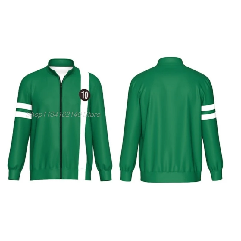 Ben Ultimate Omnitrix 10-Sudadera con capucha para hombre y mujer, ropa de calle informal con estampado 3D, chaqueta con cremallera, abrigo para fiesta