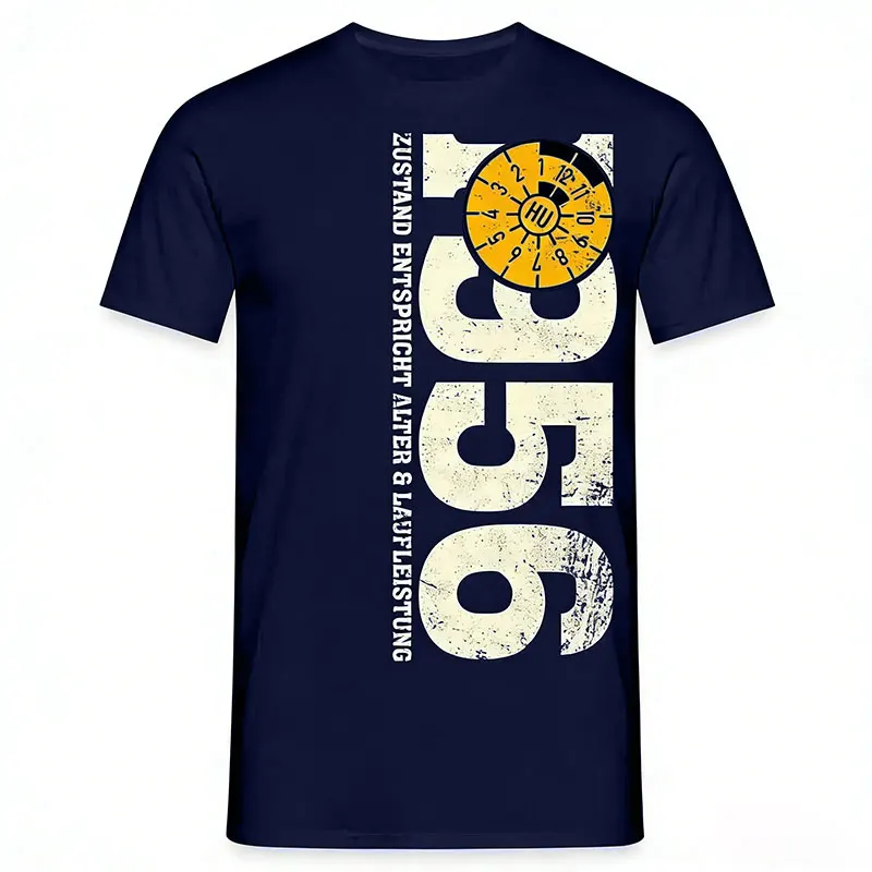 70th Birthday 1956 Condition Corresponds To Age and Mileage Funny Mechanic Gift T-Shirt Summer Casual Comfort Soft Cotton Tees