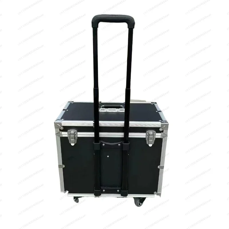 Multifunctional Double Box Aluminum Alloy Tie Rod Wheel Storage Box Film Tie Rod
