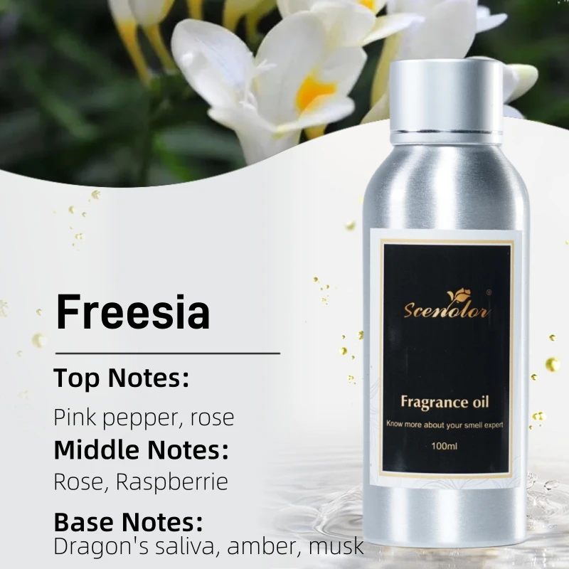 Hotel mewah wewangian eksklusif minyak esensial penyebar suplemen pemurni udara perangkat aroma penyegar udara Freesie 100ml