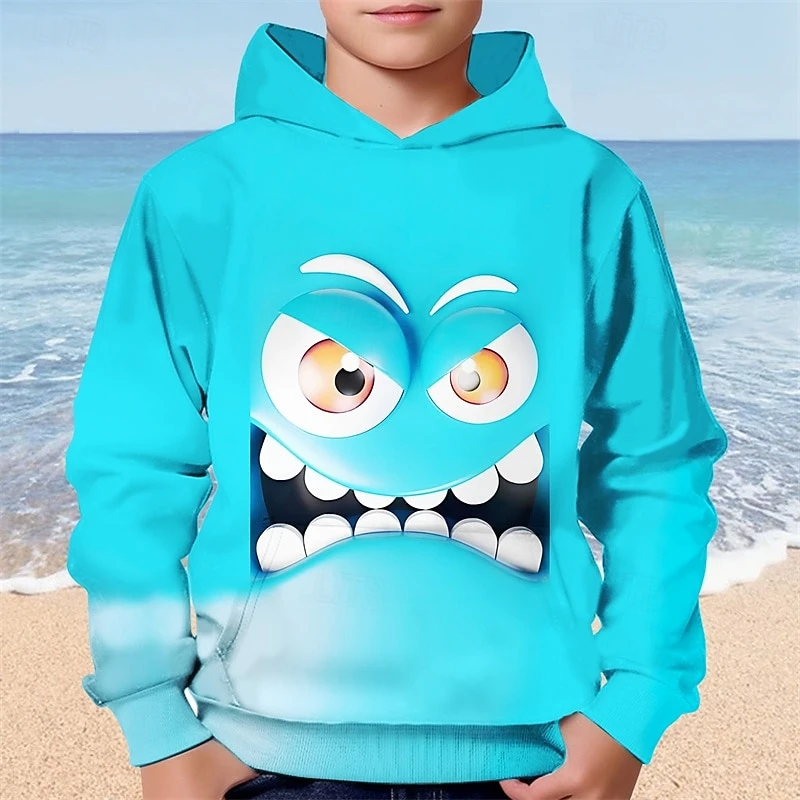 Funny 3D Print Hoodies For Man Spoof Face Prints Sweatshirt Outdoor Leisure Fashion Hip Hop Streetwear Funny Unisex Clothing Top