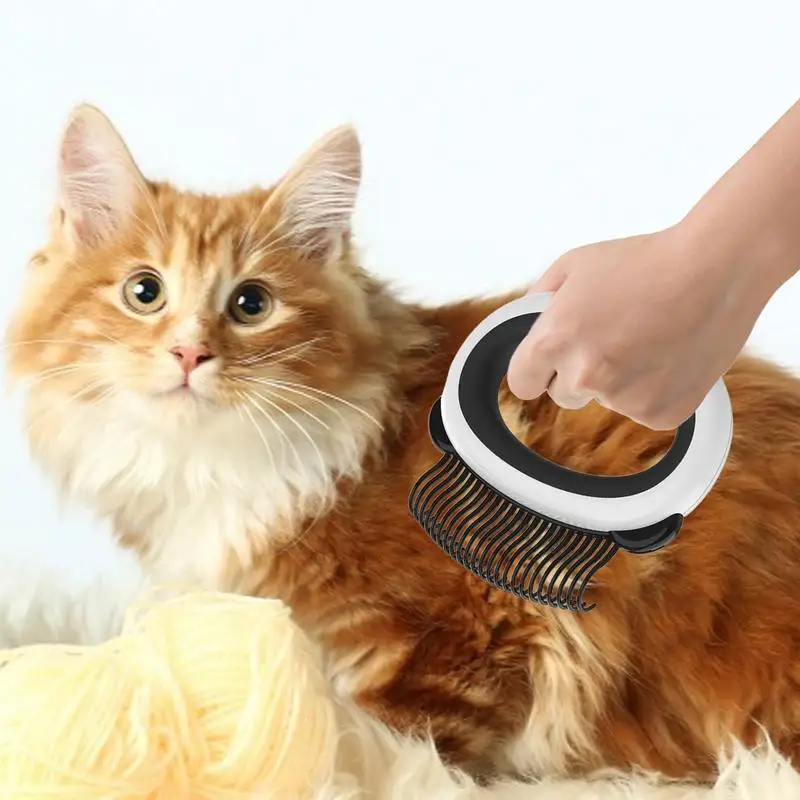 Escova dematting Pet Comb, Tangled cabelo Slicker, adequado para gatos de pêlo longo ou curto, gatinho e coelho