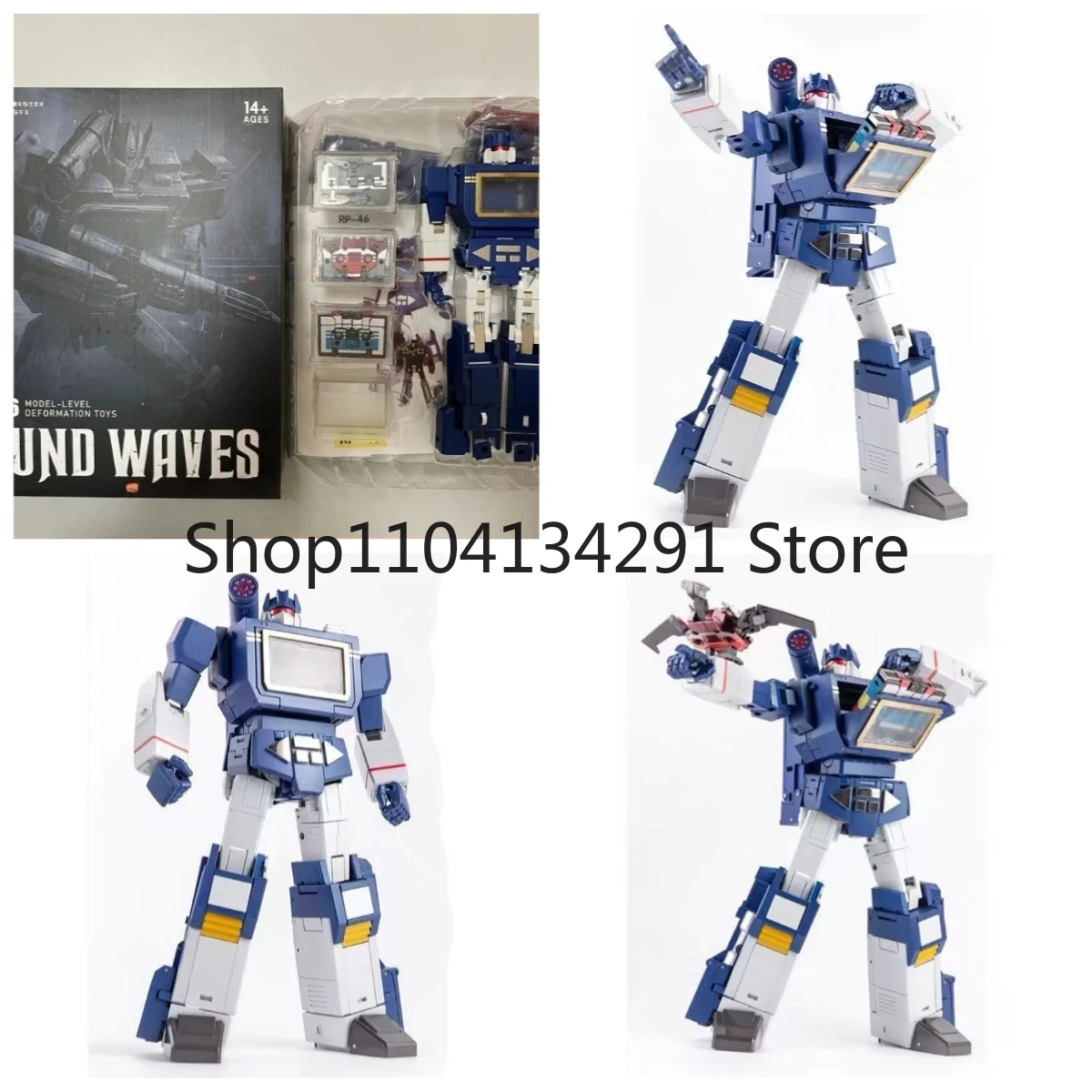 Originele RP-46 RP46 Space Train Thomas Triple Transformation Grote Trein KO Edition MP Action Figure Speelgoed Verjaardagscadeau Speelgoed