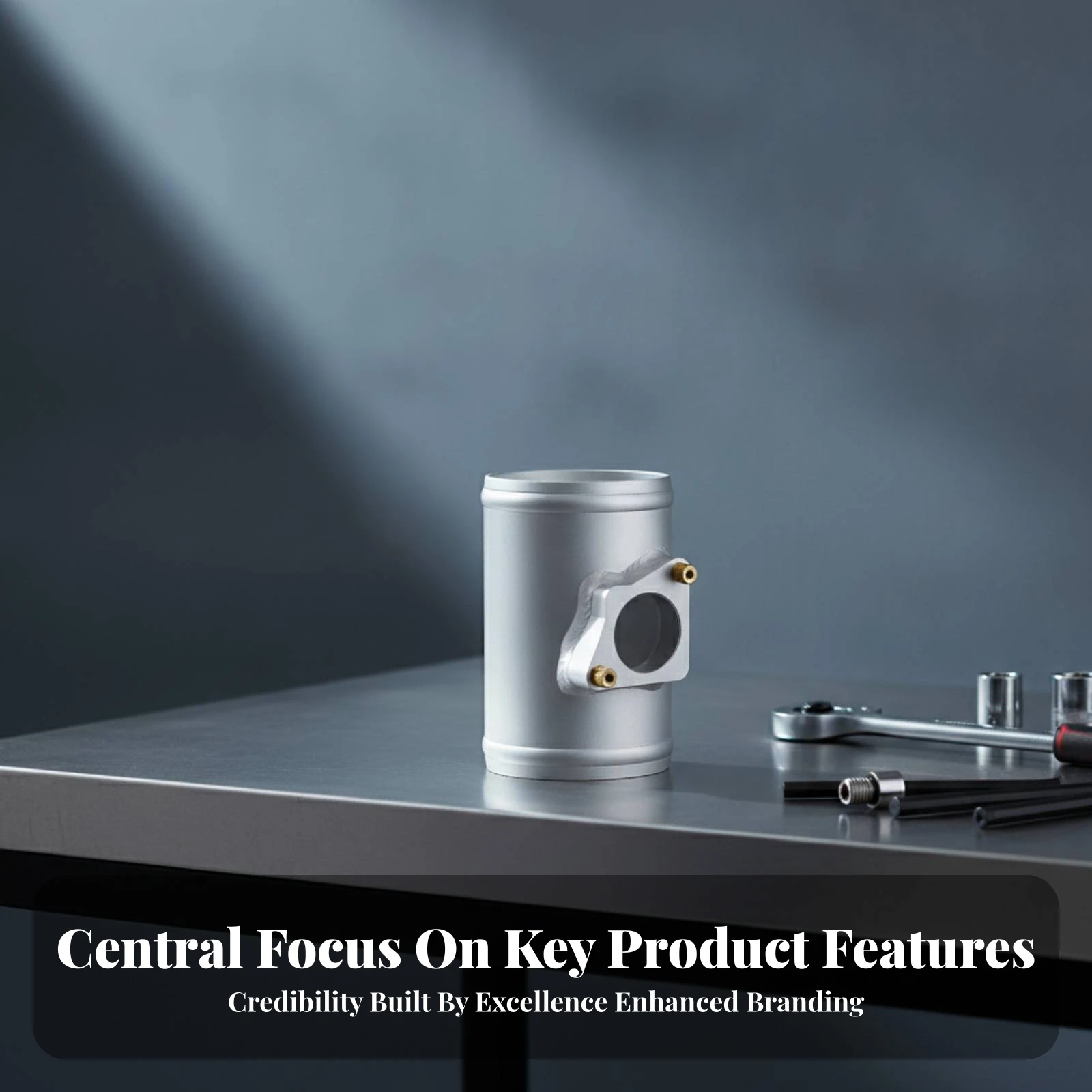 MAF Sensor Mount Tube Smooth Finish Sensor Flange Base Intake Pipe Flange Welded Mass Air Circulation Adapter Raised Lip Edges