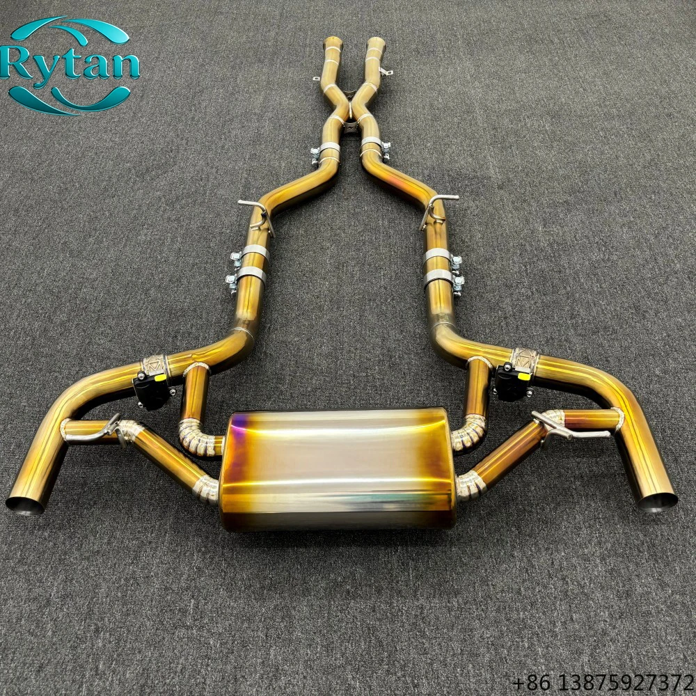 

Выхлопная система Rytan Valved Titanium Gold Valvetronic Catback для GT GTC GTS 4.0T C190 2016-2020 годов выпуска