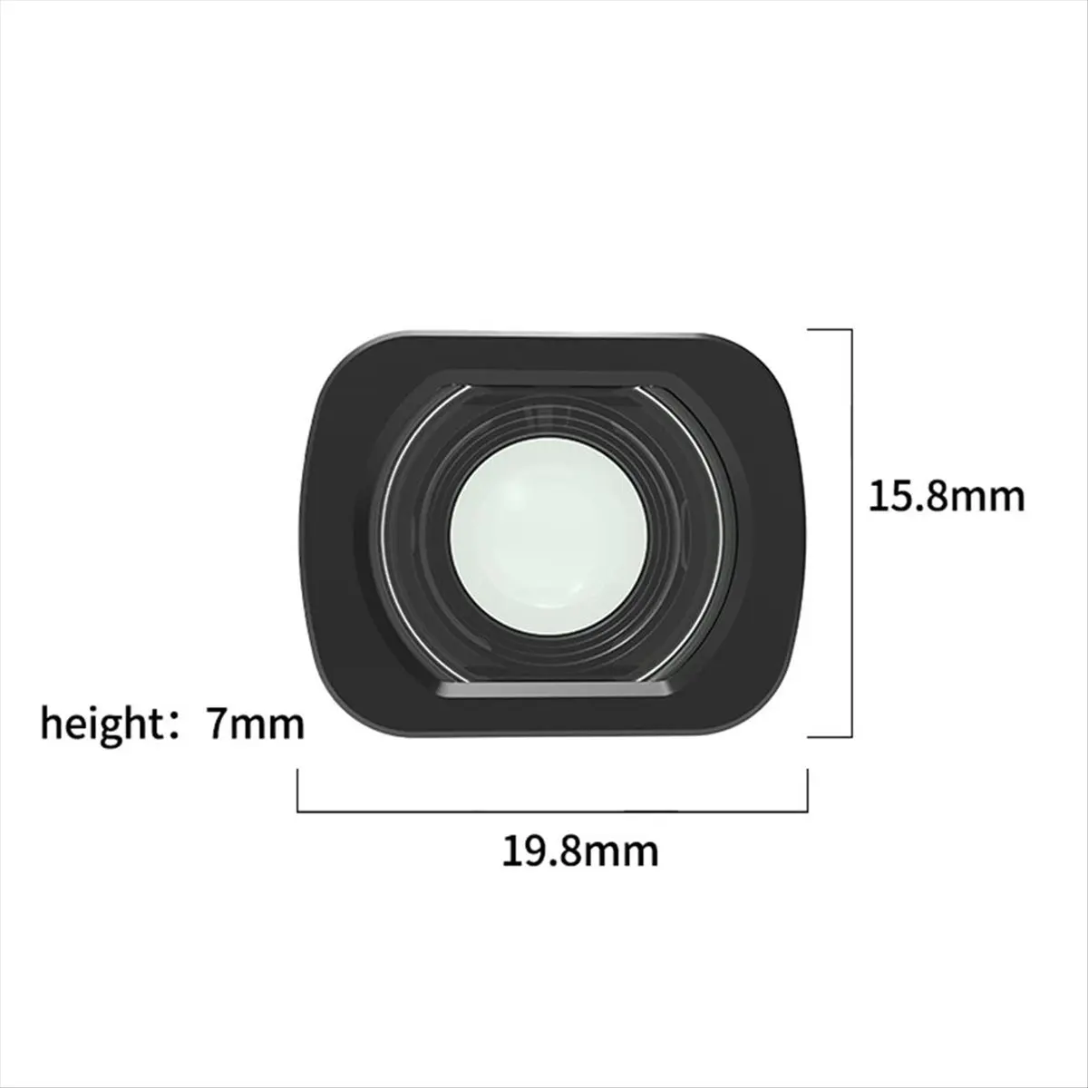 AAAE For FLIP Augmented Lens, Anti-Scratch and Frame, Wide-Angle Lens, Drone Accessories
