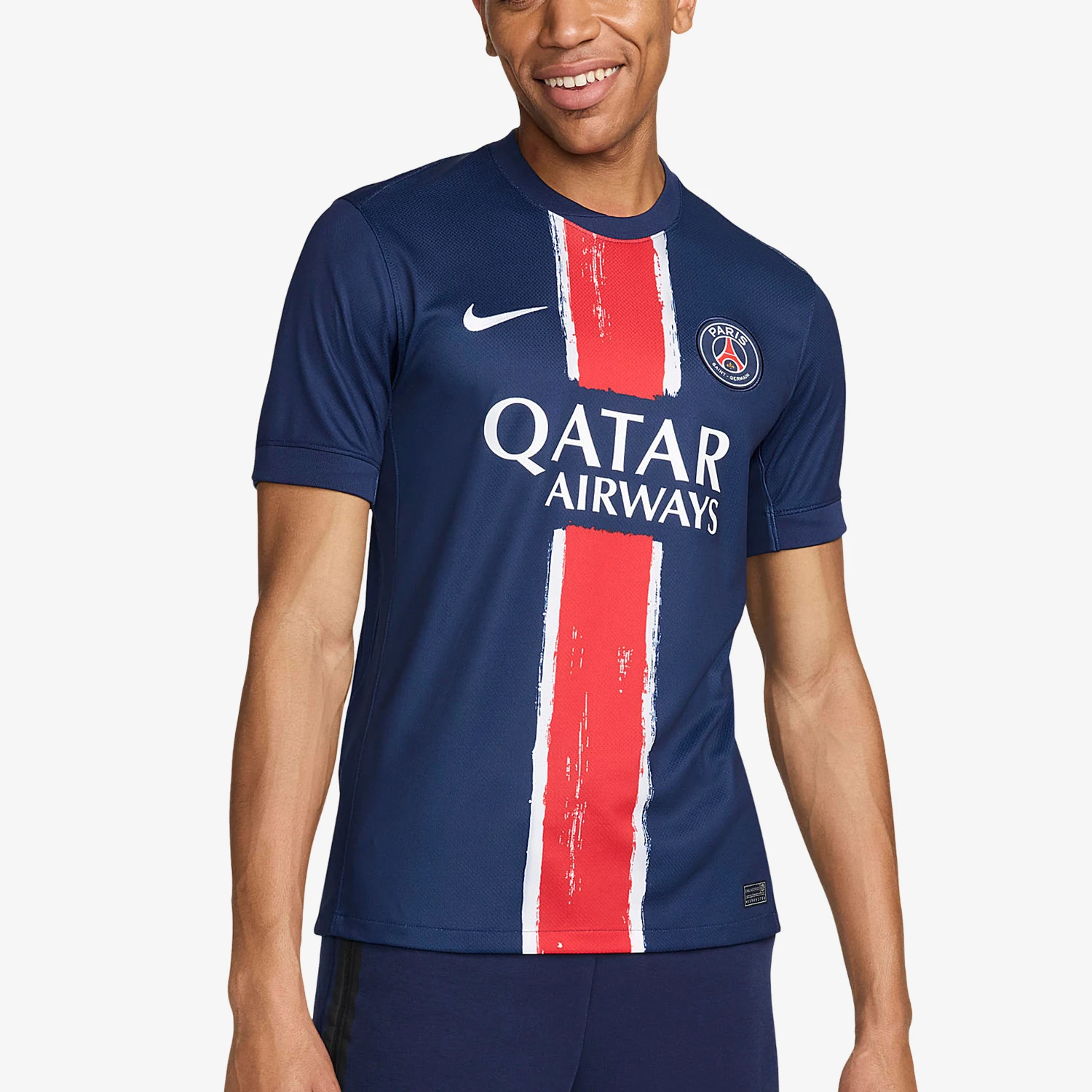 Nike genuine Paris home fan edition men's match short sleeved football jersey FN8795-411