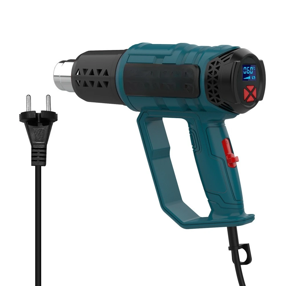 Electronic temperature control hot air gun 2000W intelligent grade hot air gun, wire blowing gun, film baking gun