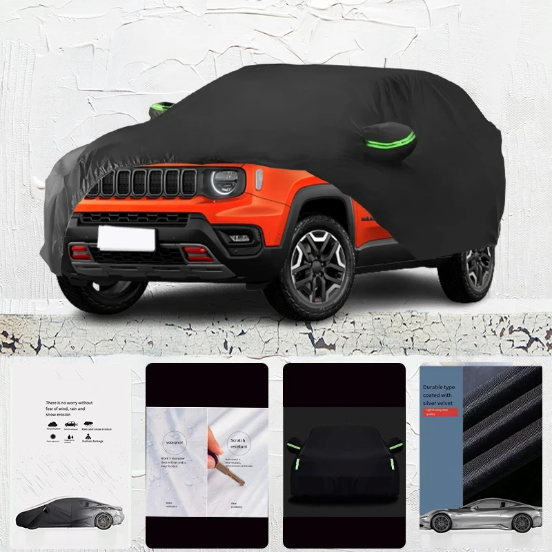 

For-Jeep-Renegade-Anti-UV-Sun-Shade-Rain-Snow-Resistant-Black-Cover-Dustproof-Car-umbrella-Full