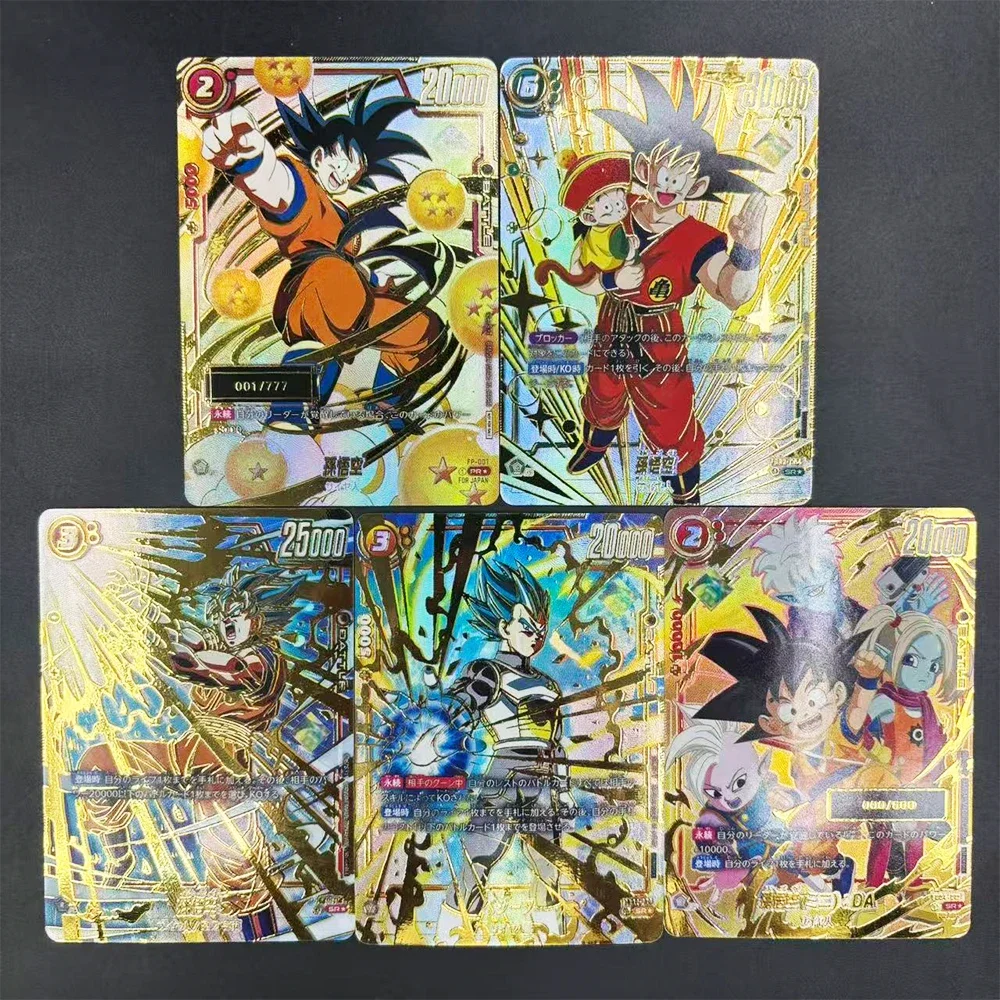 Dragon Ball Sammelkarten DIY Son Goku Frieza Broli Promo-Karte JPN Hochwertige Selbstgemachte Spiel-Anime-Karten Geschenk Spielzeug