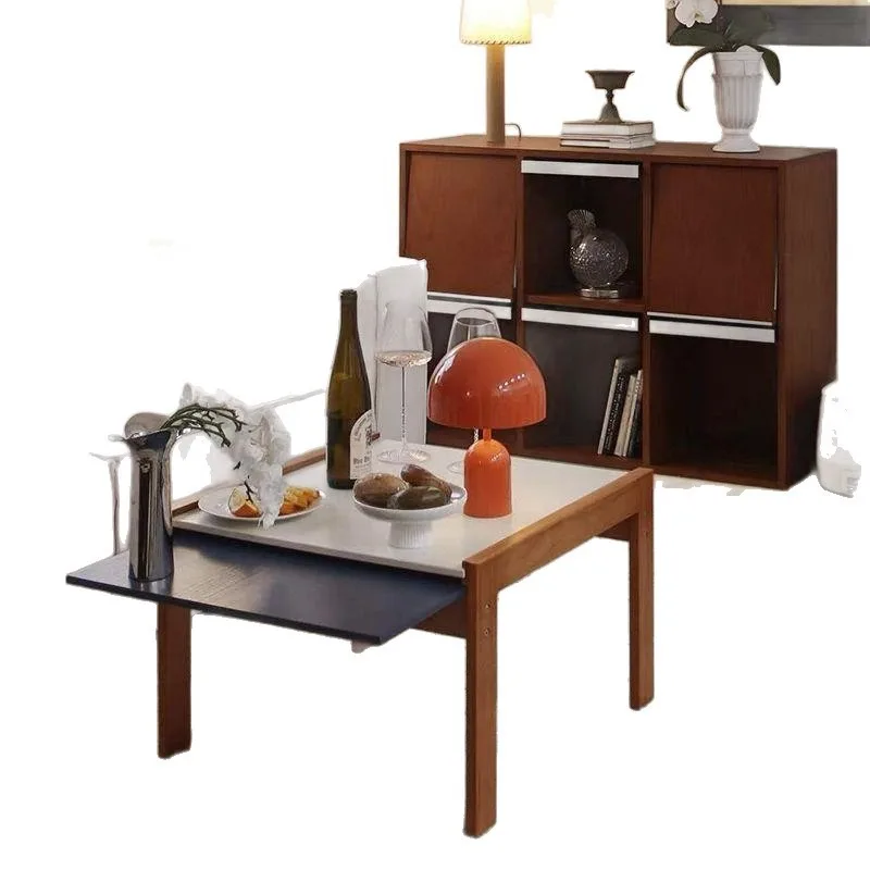 Coffee table desktop pull-out expansion living room side few multi-purpose corner few sofas